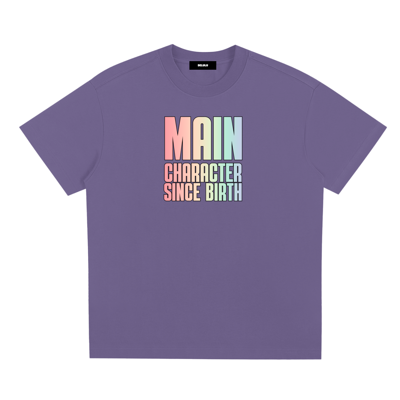 PRIDE LOOSE FIT UNISEX T-SHIRT - MAIN CHARACTER SINCE BIRTH