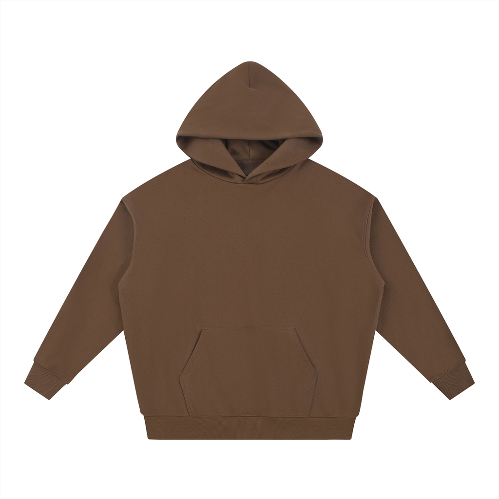 BASIC ESSENTIAL HEAVYWEIGHT HOODIE COFFEE