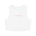 WOMEN'S CREWNECK CROP TOP - MY TYPE ON PAPER