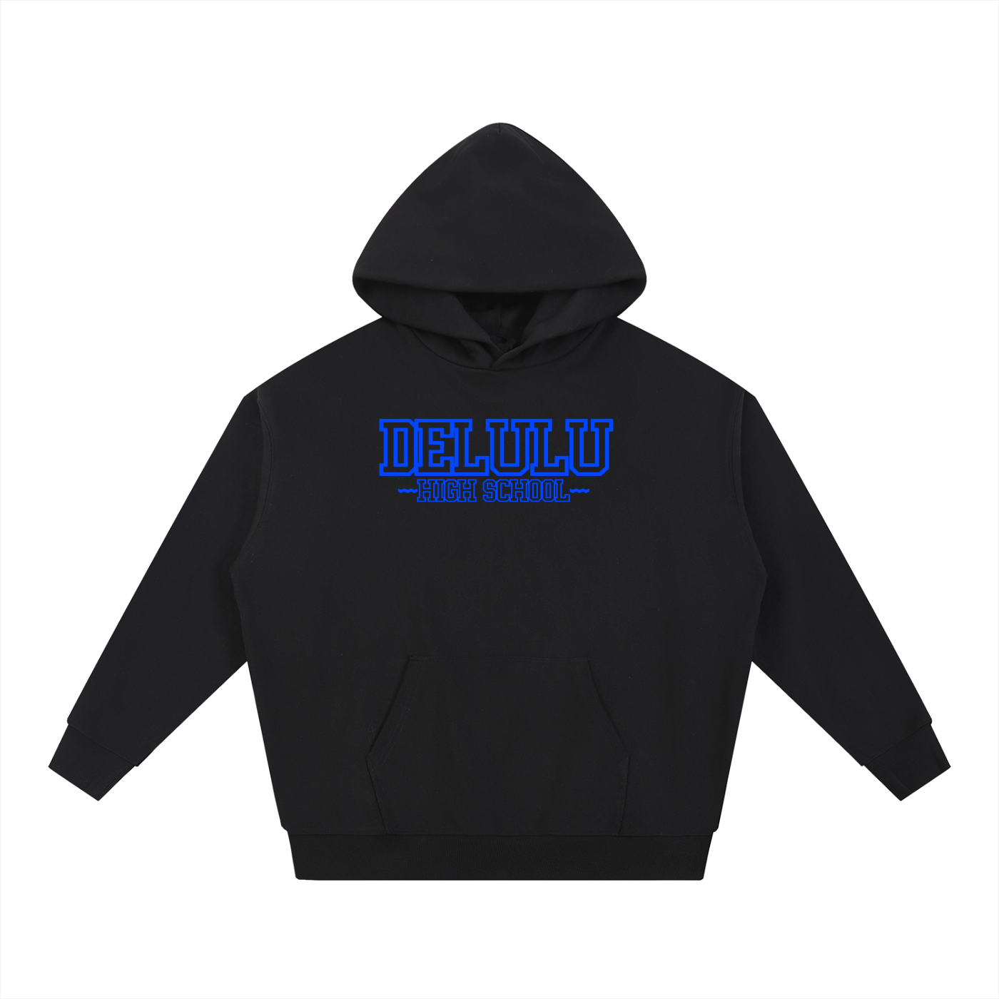 ESSENTIAL HEAVYWEIGHT HOODIE - DELULU HIGH SCHOOL