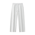WOMAN ESSENTIAL STRAIGHT-LEG SWEATPANTS  - FLOWER GRAY