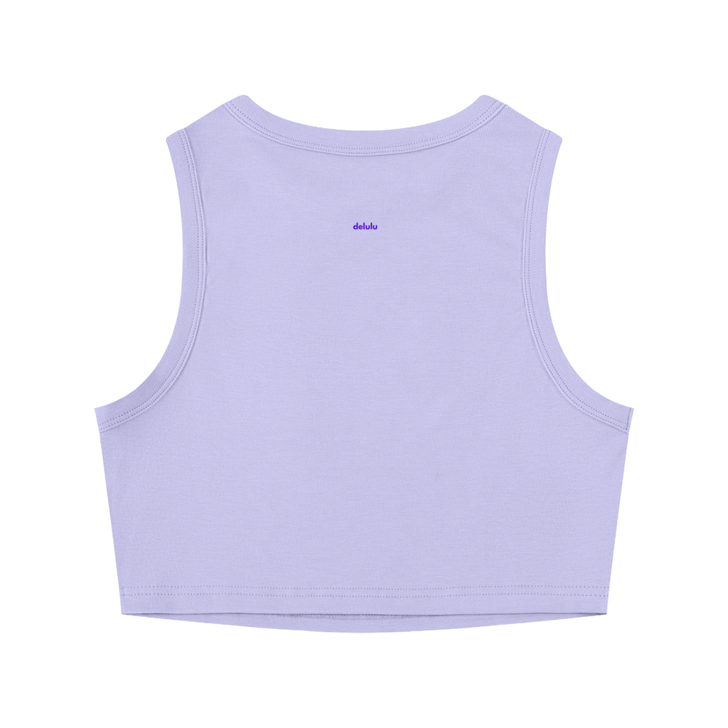 MAIN CHARACTER TIGHT CREWNECK CROP TANK TOP -  APOLOGY NOT FOUND