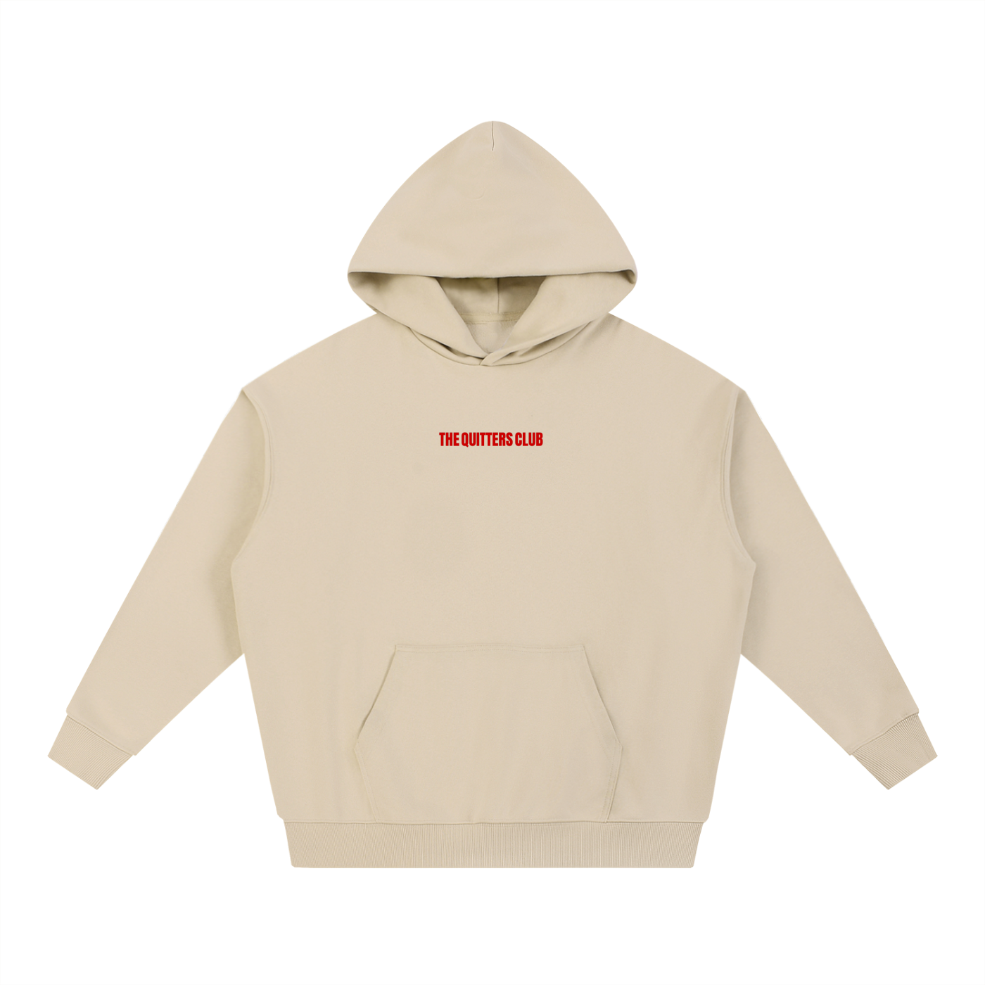 QUITTERS CLUB ESSENTIAL HEAVYWEIGHT HOODIE - OUT OF MY SYSTEM