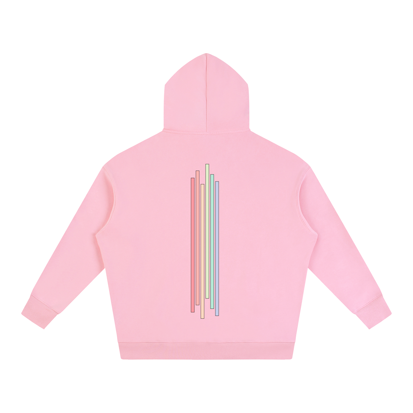PRIDE OVERSIZED PREMIUM FLEECED HOODIE - SORRY YOU'RE STRAIGHT