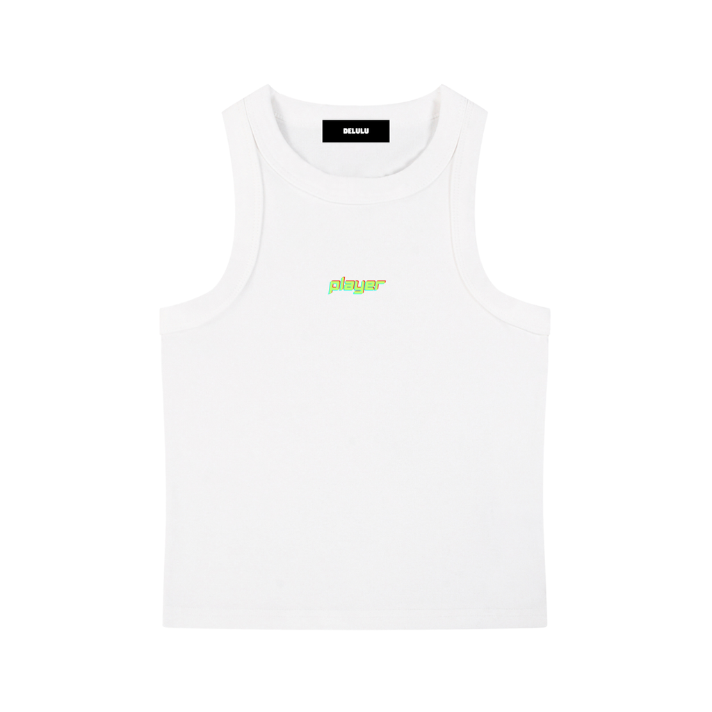 SNOW WASHED TANK TOP PLAYER