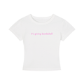 WOMEN'S CROPPED T-SHIRT - IT'S GIVING BOMBSHELL