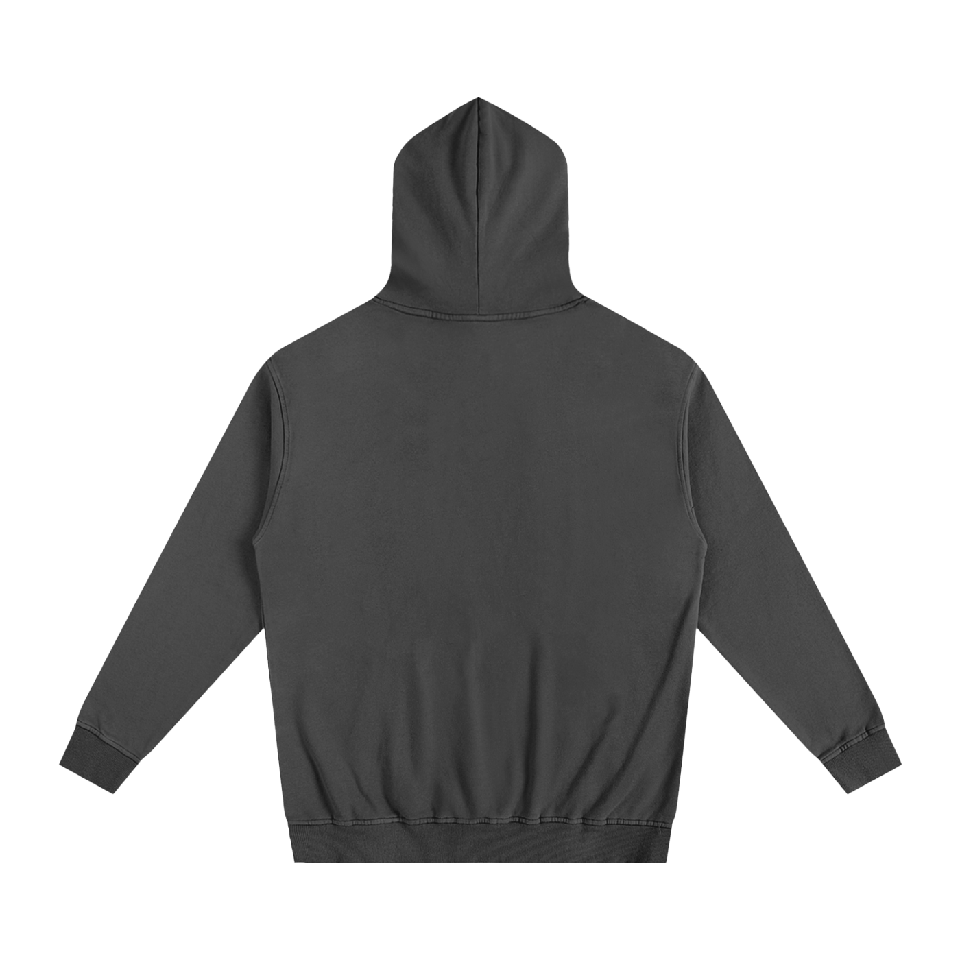 BASIC OVERSIZED ESSENTIAL HOODIE BLACK