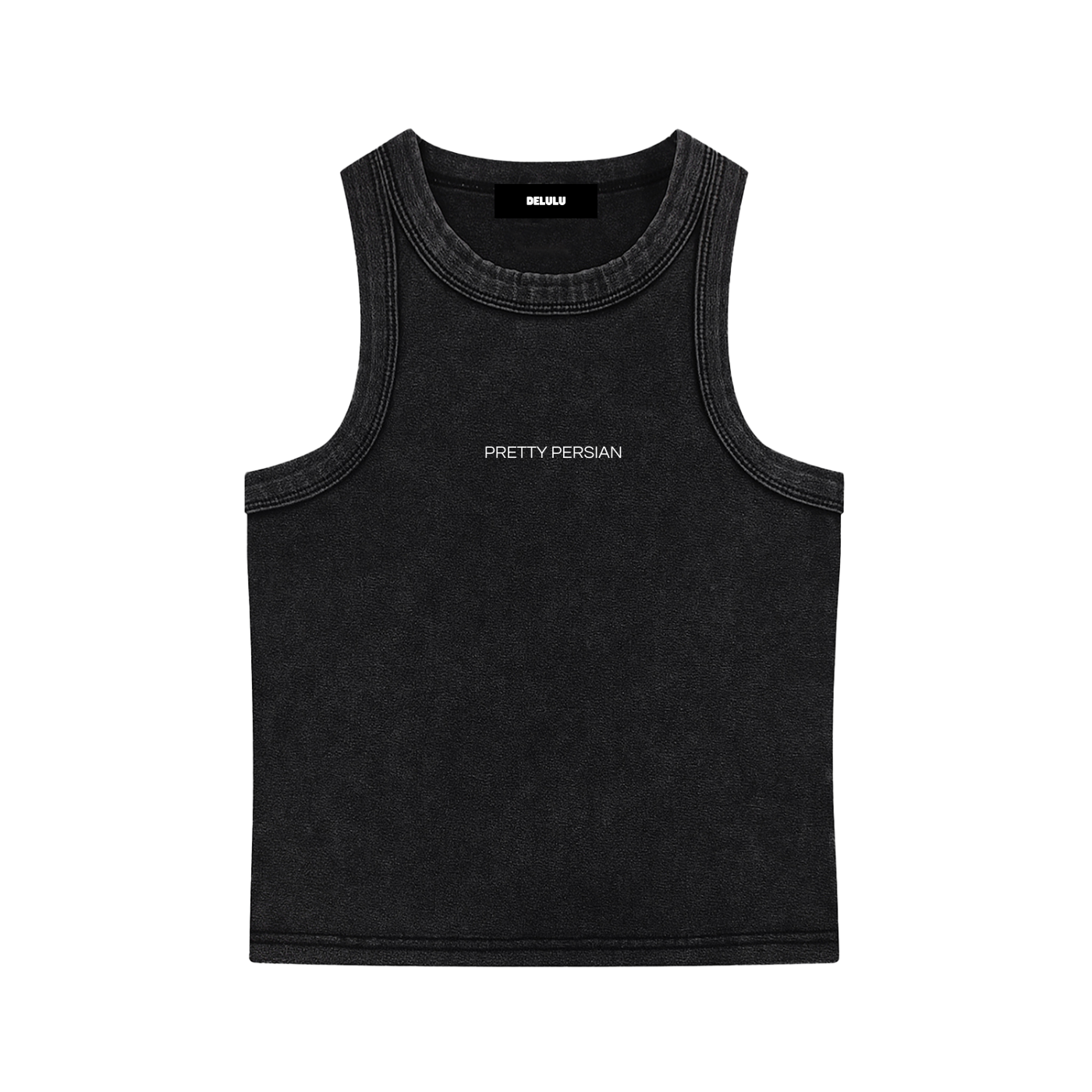 SNOW WASHED TANK TOP PRETTY PERSIAN