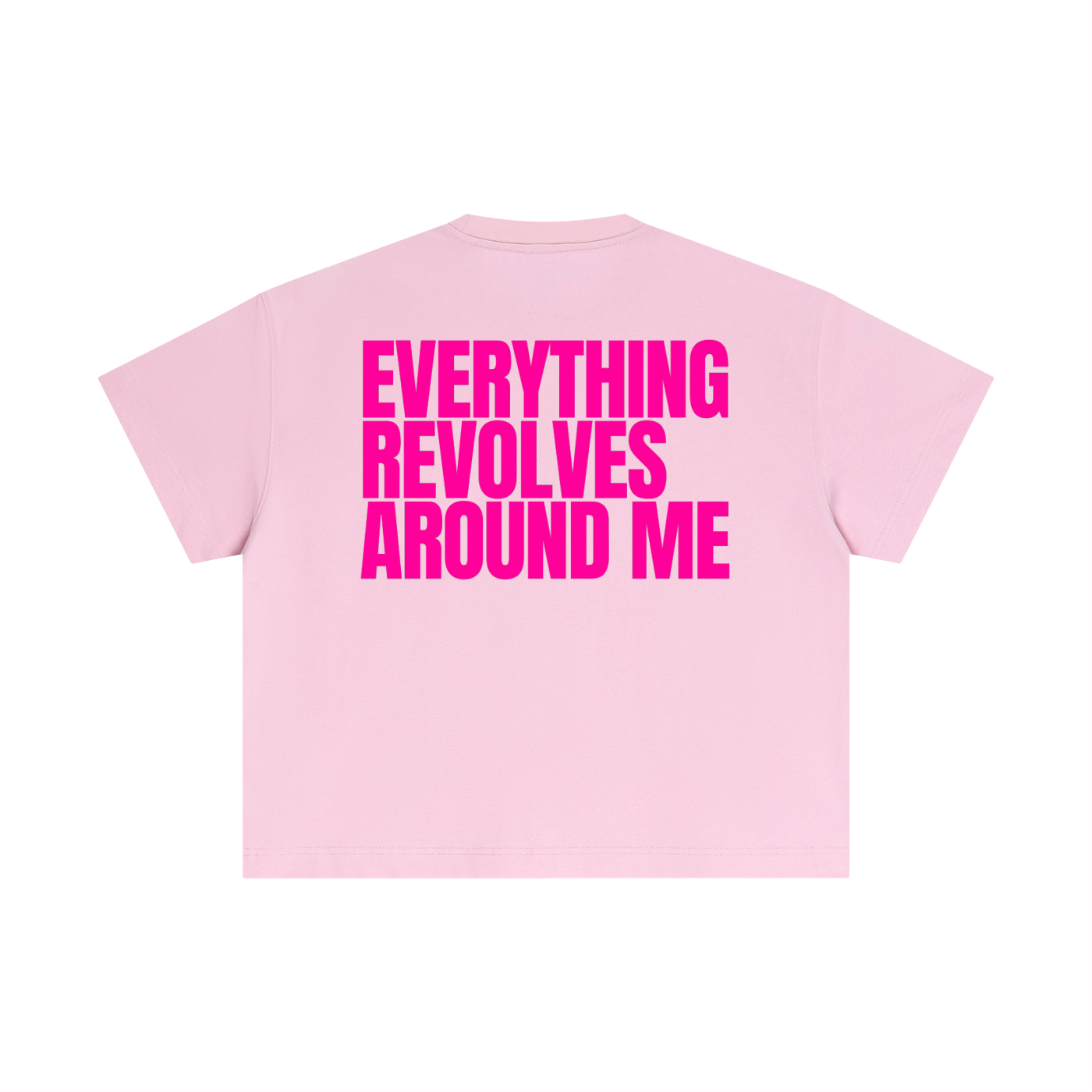 MAIN CHARACTER BOXY T-SHIRT - EVERYTHING REVOLVES AROUND ME