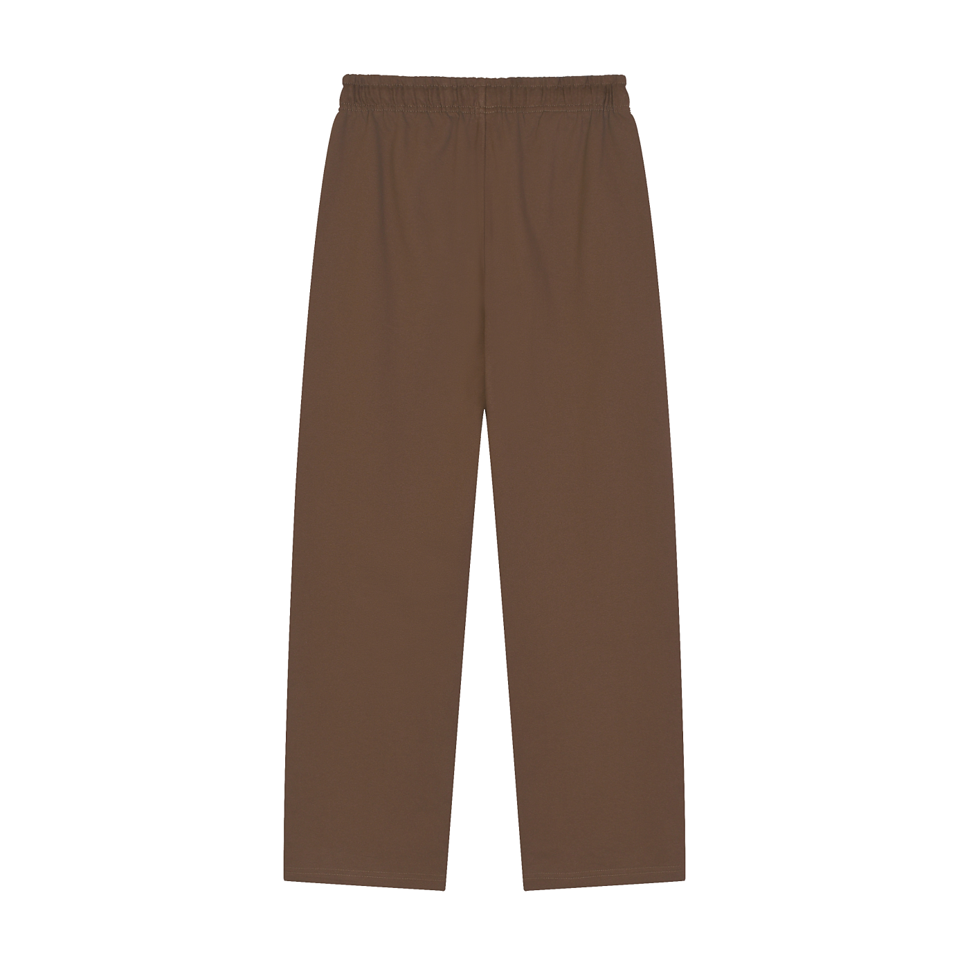 STRAIGHT-LEG SWEATPANTS UNISEX - COFFEE