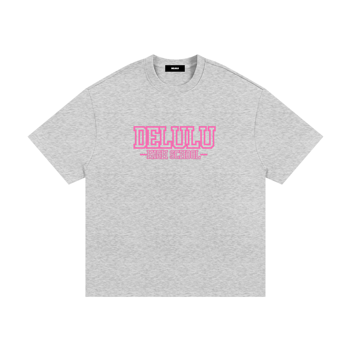 ESSENTIAL HEAVYWEIGHT COTTON T-SHIRT - DELULU HIGH SCHOOL