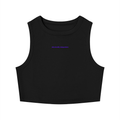 MAIN CHARACTER TIGHT CREWNECK CROP TANK TOP -  DELUSIONALLY INDEPENDENT