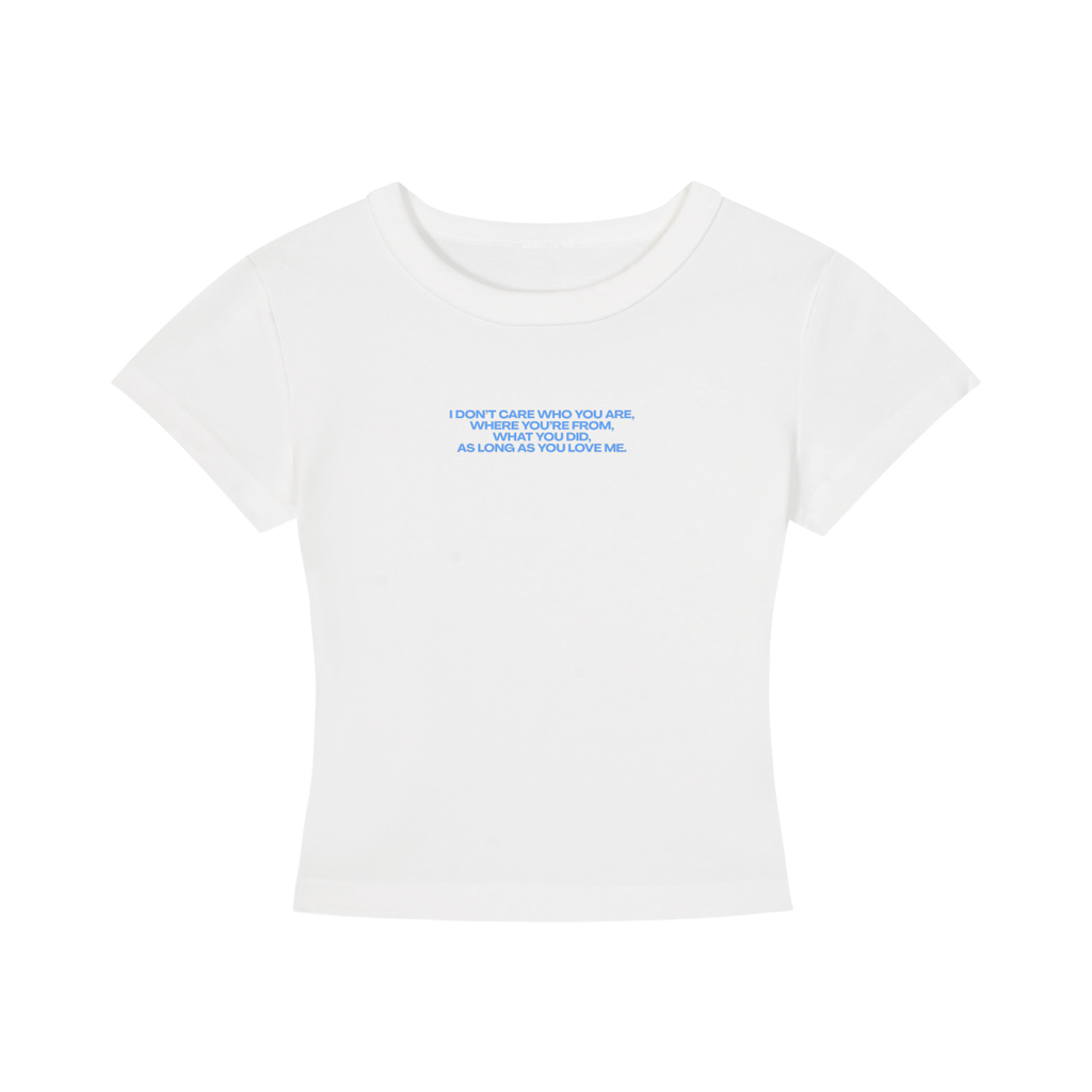 WOMEN'S CROPPED T-SHIRT -  HOMECOMING DÜSSELDORF - AS LONG AS YOU LOVE ME