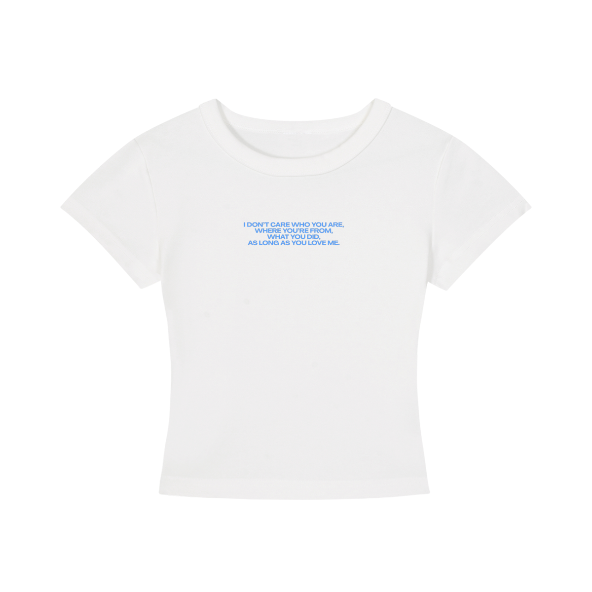 WOMEN'S CROPPED T-SHIRT -  HOMECOMING DÜSSELDORF - AS LONG AS YOU LOVE ME
