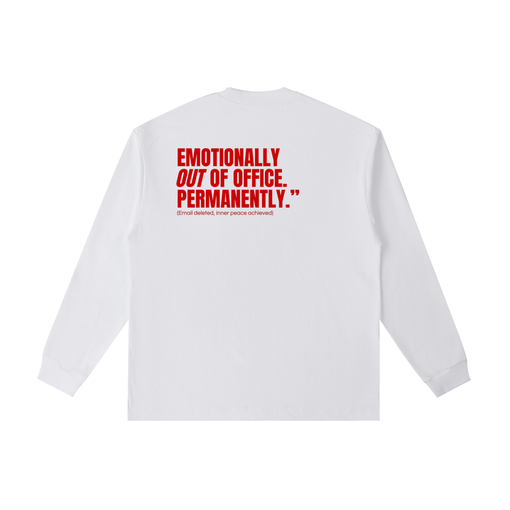 QUITTERS CLUB LONG SLEEVE T-SHIRT - PERMANENTLY OOO