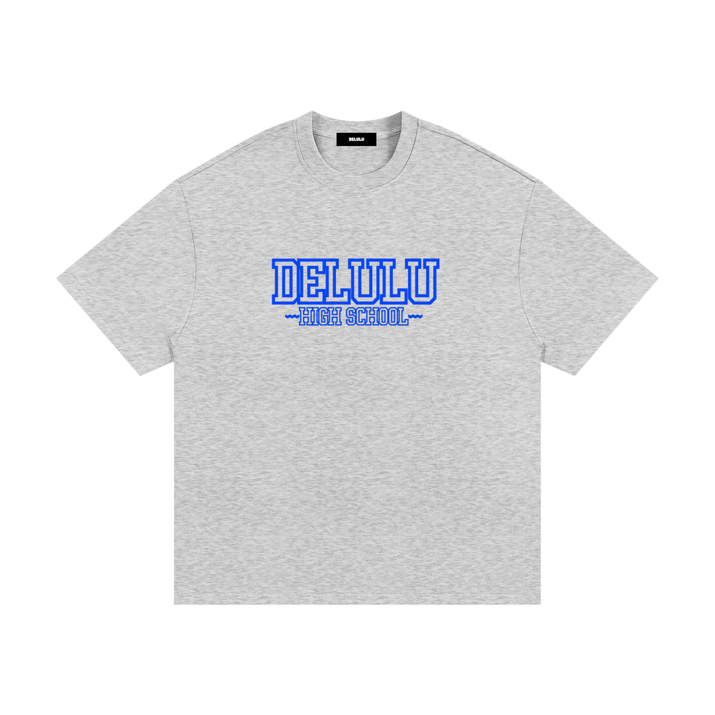 ESSENTIAL HEAVYWEIGHT COTTON T-SHIRT - DELULU HIGH SCHOOL