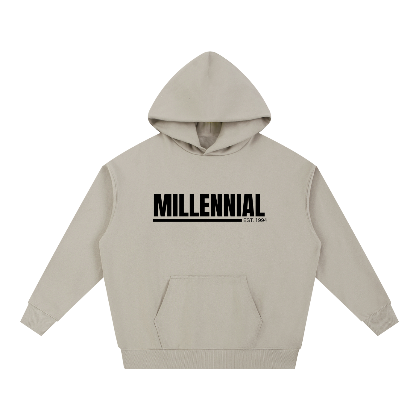 MILLENNIAL ESSENTIAL HEAVYWEIGTH HOODIE - EST. 1994