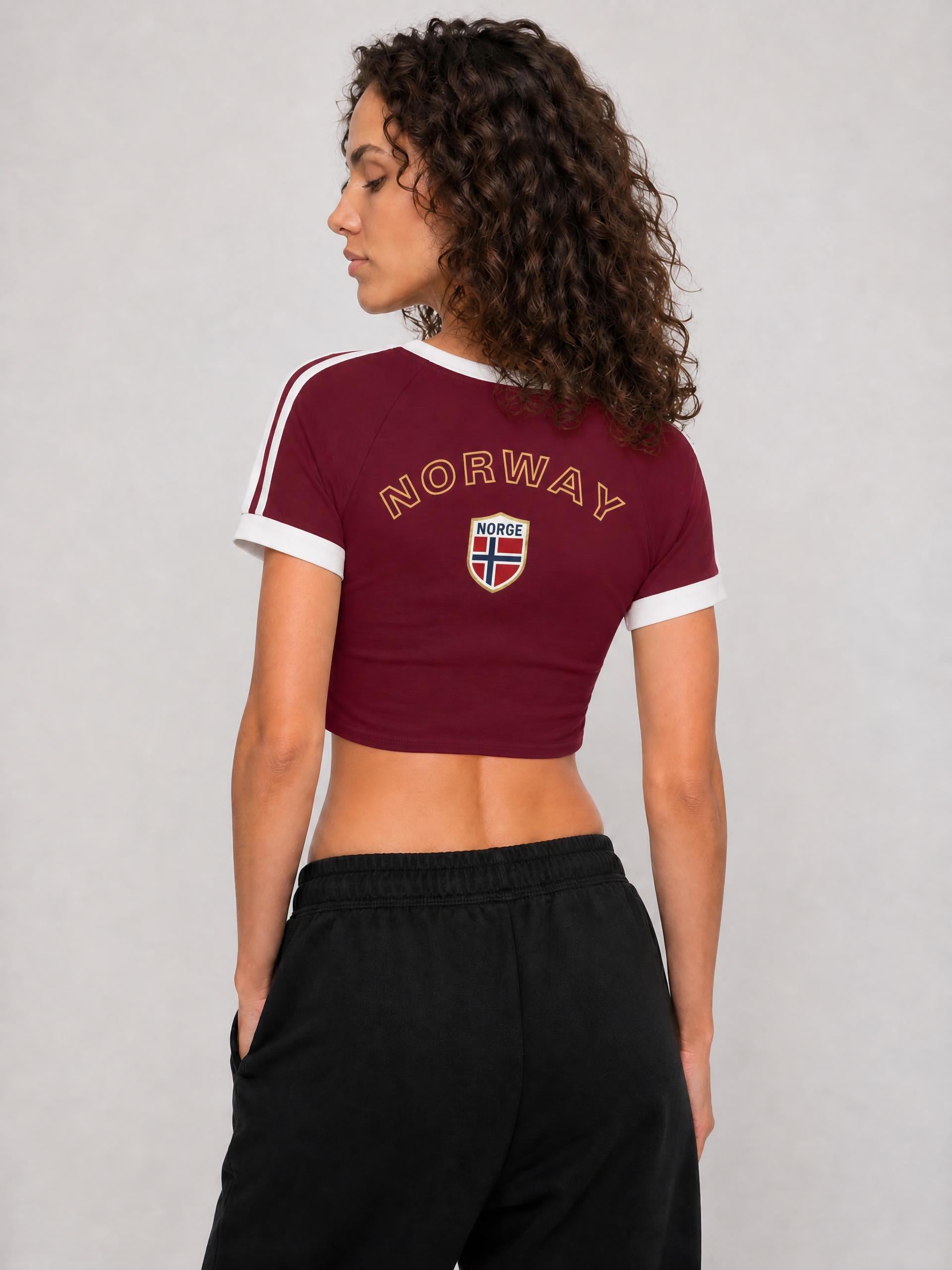 WOMEN'S CROP T-SHIRT WORLD CUP - RO